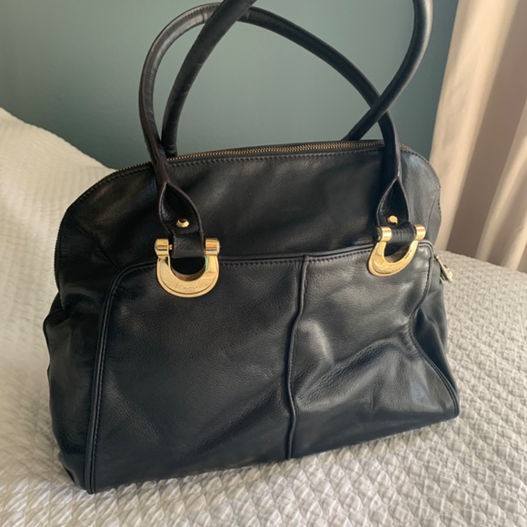 Black two strap purse B.makowsky - Picture 8 of 9